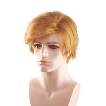 Imagem de Peruca de cosplay supera fantasia de anime Halloween Party Heat R - yi