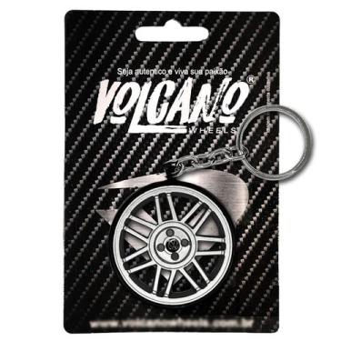 Imagem de Chaveiro em formato de roda com pneu Realista - Volcano, Snow Flakes