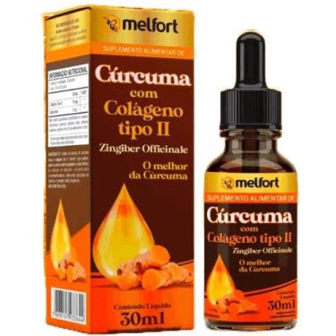 Imagem de Curcumina E Colageno Tipo 2 Melfort Com Vitaminas B 30 Ml