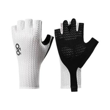 Imagem de Luvas De Ciclismo Masculinas De Verão Com Dedos Cortados, Absorção De 