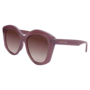 Imagem de Óculos de Sol Feminino Victor Hugo - Lilás 56, Lilás, 56