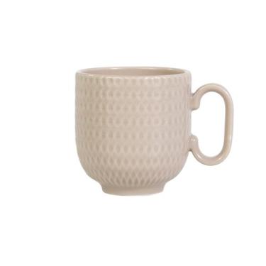 Imagem de Caneca Chá Café Cinza Geometric 366 ml Germer Porcelana - Germer Porce