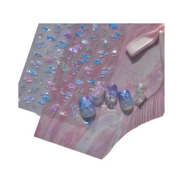 Imagem de Adesivos Decorativos Para Unhas Em Forma De Bolha De Gato Brilhante 5D