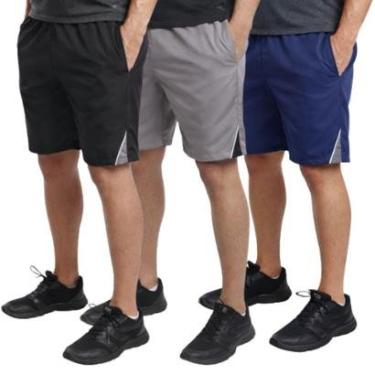 Imagem de Kit 3 Shorts OxSilver Tactel Básico Masculino-Masculino