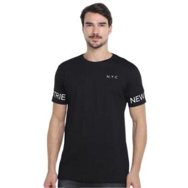 Imagem de Camiseta Masculina Industrie Especial NY Recortada Algodão-Masculino