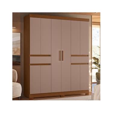 Imagem de Guarda-Roupa Casal Palumóveis Olímpia 10 Portas 2 Gavetas MDP