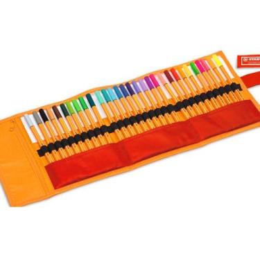 Imagem de Caneta Hidrográfica Stabilo Point 88 25 Cores + Estojo