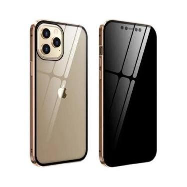 Imagem de Capa Magnética De Metal Com Vidro Dupla Face Para iPhone 17 16 15 14 1