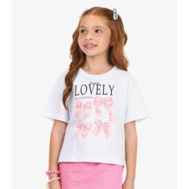 Imagem de Blusa Feminina Meia Malha Rovi Kids Branco, 14, Branco