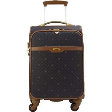 Imagem de Mala de Viagem 10kg Pequena de Bordo com Porta Notebook e Rodas 360º - Munique Gold - L...