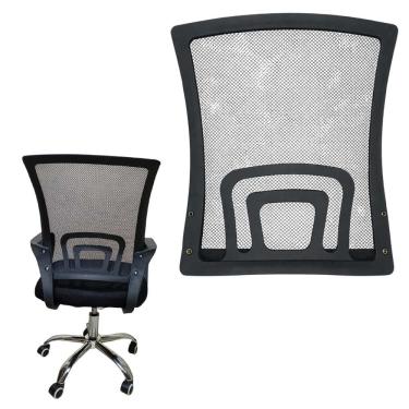 Imagem de Encosto Cadeira Escritorio Ergometrica Suporte Lombar Resistente Reparo Trabalho Estudo Casa Resistente