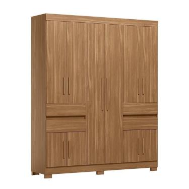 Imagem de Guarda Roupa Casal Vizanno 10 Portas Amêndola Touch - Demóbile