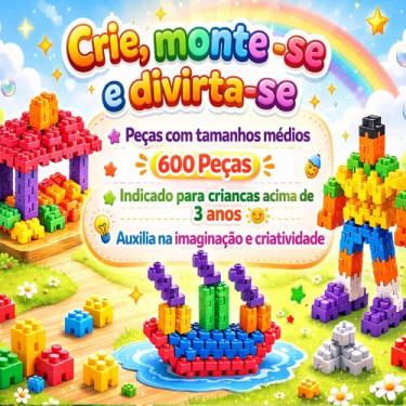 Imagem de Kit 6 Unidades Conekt Plakt Plukt Clikt Plokt Jogo Montar - - Pakitoys