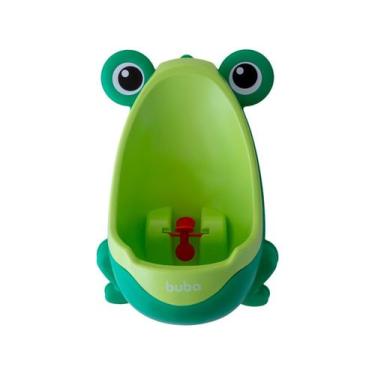 Imagem de Mictório Sanitário Infantil Xixi Sapinho Verde Ventosas Desf - Utimix,