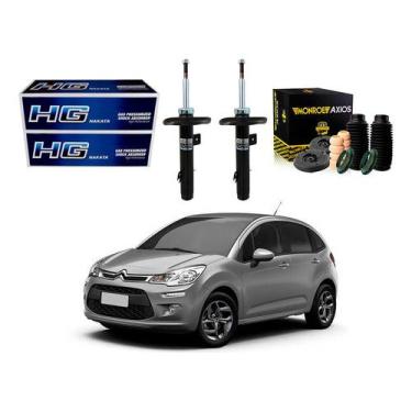 Imagem de Kit Amortecedor Dianteiro C3 1.6 Automático 2013 A 2021 - Nakata