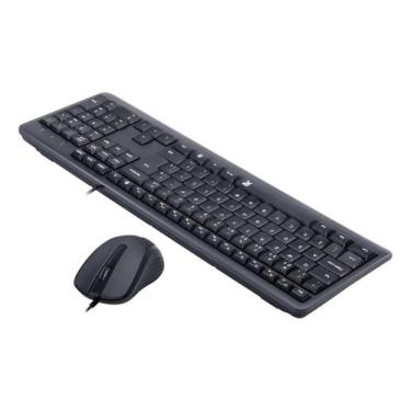 Imagem de Kit teclado e mouse Redragon BS-7092 preto ABNT2 USB 1200 DPI full siz