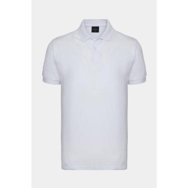Imagem de Polo Aramis Manga Curta Malha Pontilhada Branco-Masculino