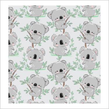 Imagem de Adesivo contact Infantil Koala JULIFIX rolo com 15m x 45cm