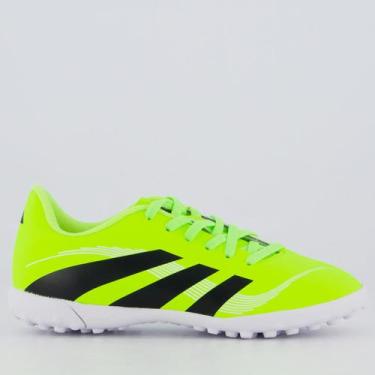 Imagem de Chuteira Adidas Predator Essentials 25 Society Juvenil Verde Neon, 32
