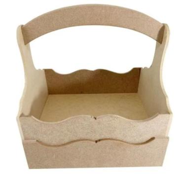 Imagem de cesta em mdf - madeira
