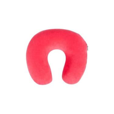 Imagem de Travesseiro Pescoço Viagem Anatômico Visco Voyage Plush Rosa Nap