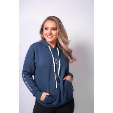Imagem de Blusão Azzam Fleece Azul Sintonia, M