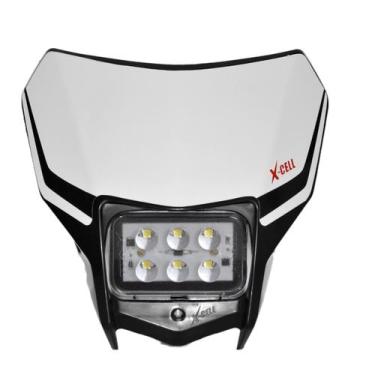 Imagem de Carenagem Farol Completo X-cell Crf 250f Led, Preto