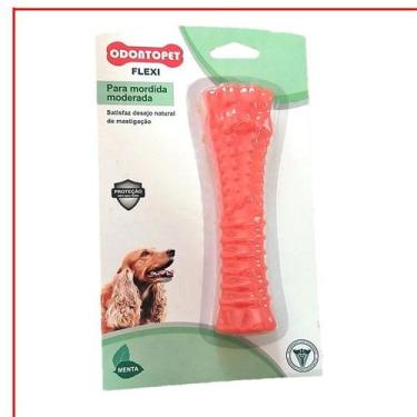 Imagem de Mordedor cachorro Brinquedo Odontopet mordida moderada 15 kg, Laranja