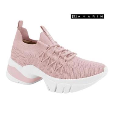Imagem de Tênis Ramarim Chunky Sneaker Flatform Tratorado Feminino - Rosa - 0863