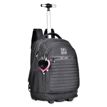 Imagem de Mochila rebecca bonbon de rodinha carrinho crinkle rb24043 - CLIO STYL