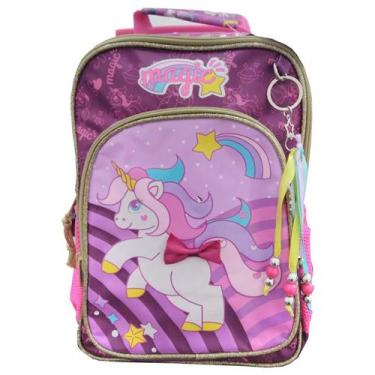 Imagem de mochila escolar unicornio magic - clio