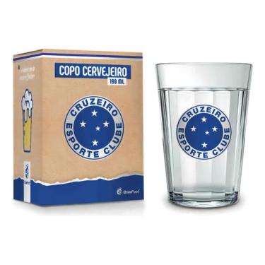 Imagem de KIT 5 Copo Americano 190ml - Cruzeiro Produto Oficial - Brasfoot