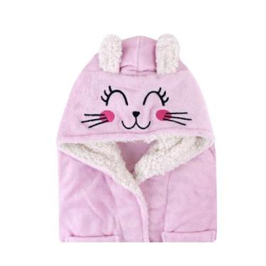 Imagem de Roupão Infantil Feminino Malwee Rosa - 1000, P