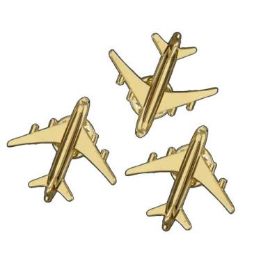Imagem de Pin Botton Broche Avião Aviação Piloto Comissário - 3un. - arte&cia