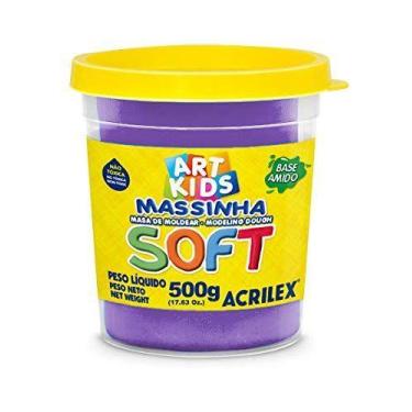 Imagem de Massa de Modelar Soft 150gr Acrilex Violeta 516 Massinha de Modelar So