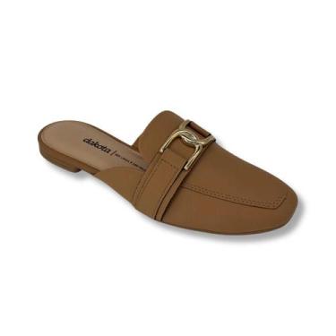Imagem de Sapato mule feminino dakota hades detalhe dourado, Camelo, 35