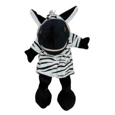 Imagem de Fantoche Pelúcia De Mão Animais, Zebra