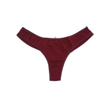 Imagem de Calcinha de lingerie adulto avulsa fio duplo de algodão - ELIZANDRA RI