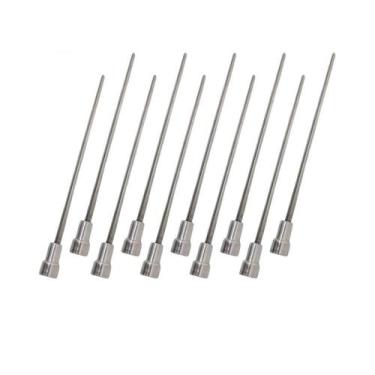 Imagem de Kit 10 espetos de inox 30cm coracao churrasqueiras - INOX LAURINDOS