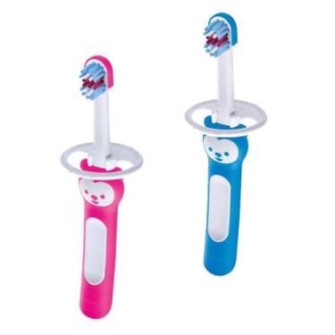 Imagem de Escova De Dente Bebê Dentição Training Brush 5m+ - Mam, Rosa