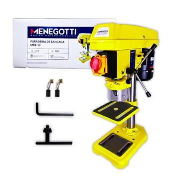 Imagem de Furadeira de Bancada Menegotti MFB13 350W Mandril 16mm Monofásica, 110