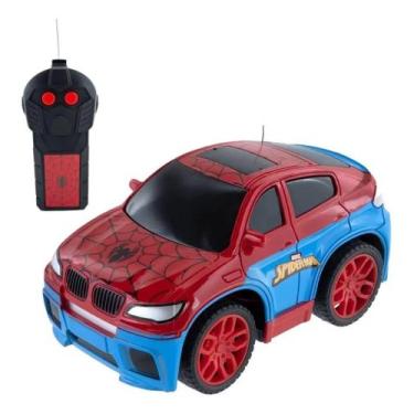 Imagem de Carro Controle Remoto HomemAranha Marvel RC Infantil Criança Presente 