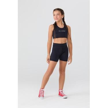 Imagem de Conjunto Infantil Feminino Esportivo Top e Shorts Biker - Vida Costeir