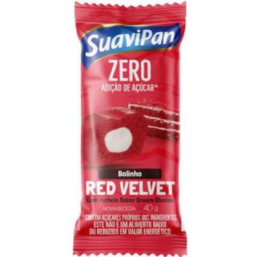 Imagem de Bolinho red velvet zero açúcar 40g - suavipan
