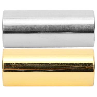 Imagem de Barra deslizante de guitarra de aço inoxidável, lâmina de guitarra nítida e duradoura, Ukulele Banjo para contrabaixo