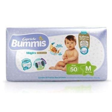 Imagem de Fralda Inf Capricho Bummis Magics Premium M C/50