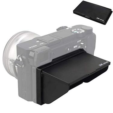 Imagem de JJC Protetor de tela com proteção de tela LCD para câmera de 83 x 48 mm para Sony A6400 A6000 A6300 A6500, adesivo/pop-up/protetor de tela dobrável