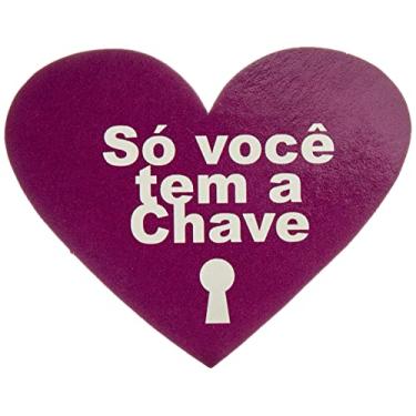 Imagem de Erotic Point (EROV2) Cartão Coração Roxo Chave 100 Un - Erotic Point Roxo
