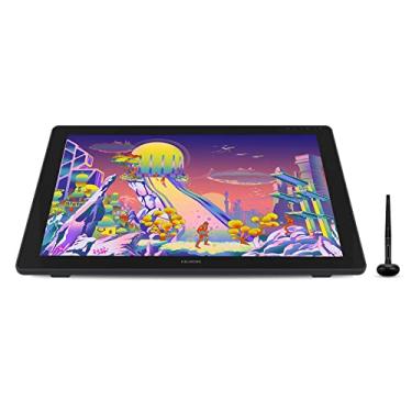 Imagem de HUION Kamvas 24 Plus 2.5K QHD com tela QD totalmente laminada 140% sRGB monitor de desenho gráfico 8192 caneta de inclinação de pressão para PC/Mac/Android, tela de caneta de 23 polegadas