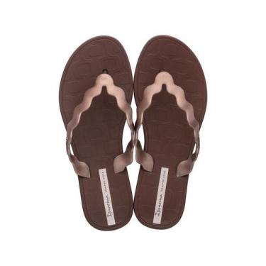 Imagem de Chinelo Feminino Ipanema Zig Ad Marrom/Cobre 26652 - Grendene